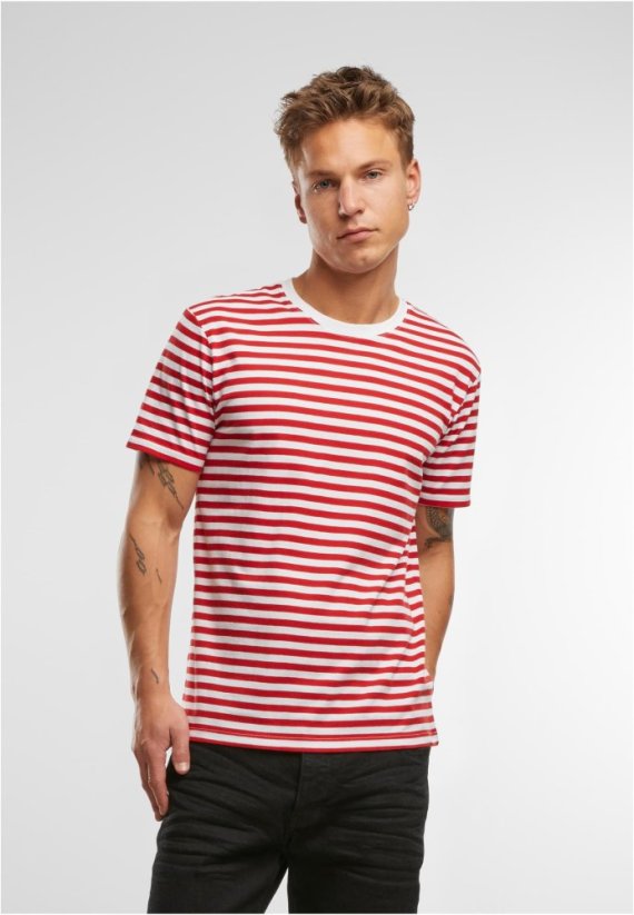Jerseyshirt Stripe Tee - red/white