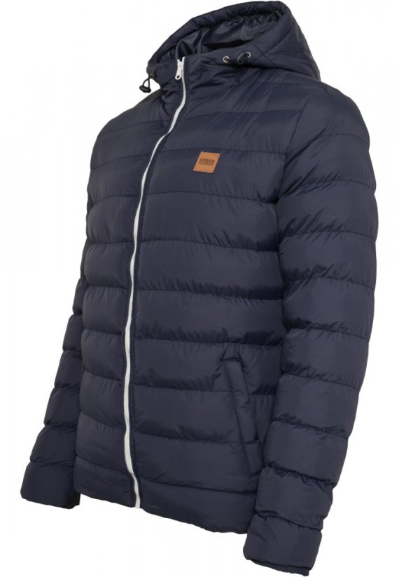 Pánská zimní bunda Urban Classics Basic Bubble Jacket - tmavě modrá