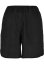 Ladies Linen Mixed Shorts - black