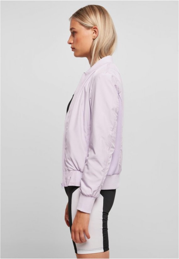 Dámska jarná/jesenná bomber bunda Urban Classics - svetlo fialová