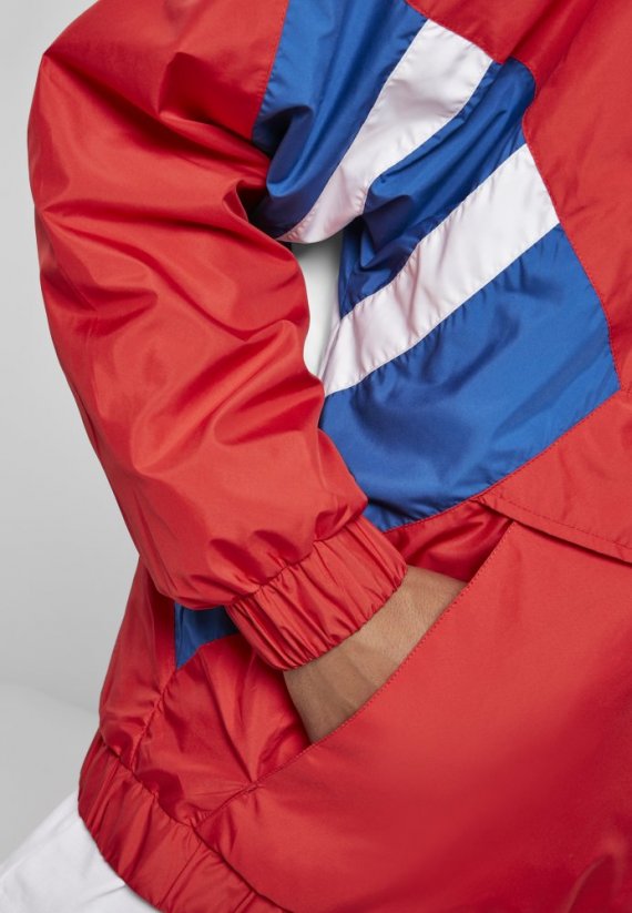 Pánska bunda Starter Windbreaker - city red/shorts blue/white