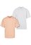 Tall Tee 2-Pack cloud+white 4XL - softapricot+white