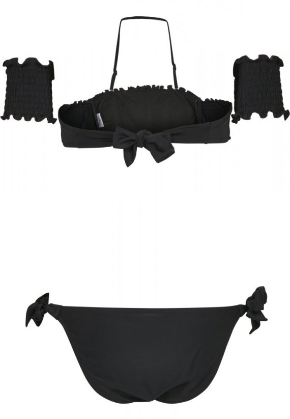 Strój kąpielowy Urban Classics Ladies Smoked Bikini - black
