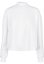 Ladies Oversized High Neck Crew - white