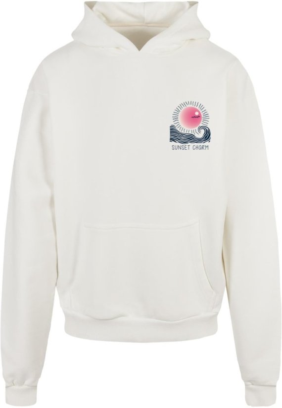 Sunset Charm Oversized Hoody black 5XL - ready for dye