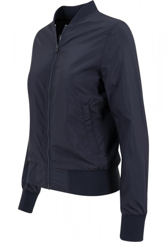 Dámská jarní/podzimní bomber bunda Urban Classics - modrá