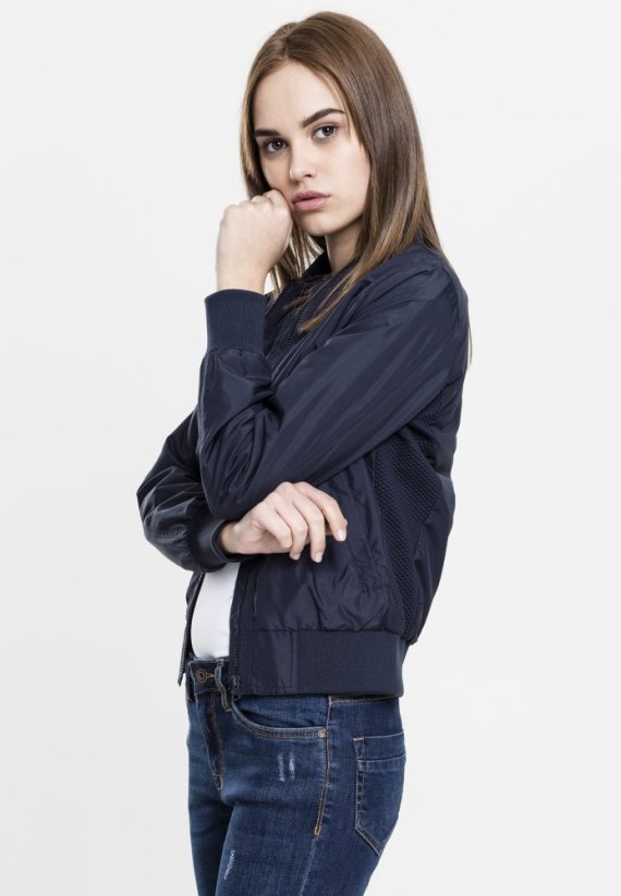 Dámská jarná/podzimní bomber bunda Urban Classics - modrá