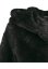 Dámský kabát Urban Classics Hooded Teddy - černý