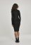 Sukienka Urban Classics Ladies Peached Rib Dress LS - black