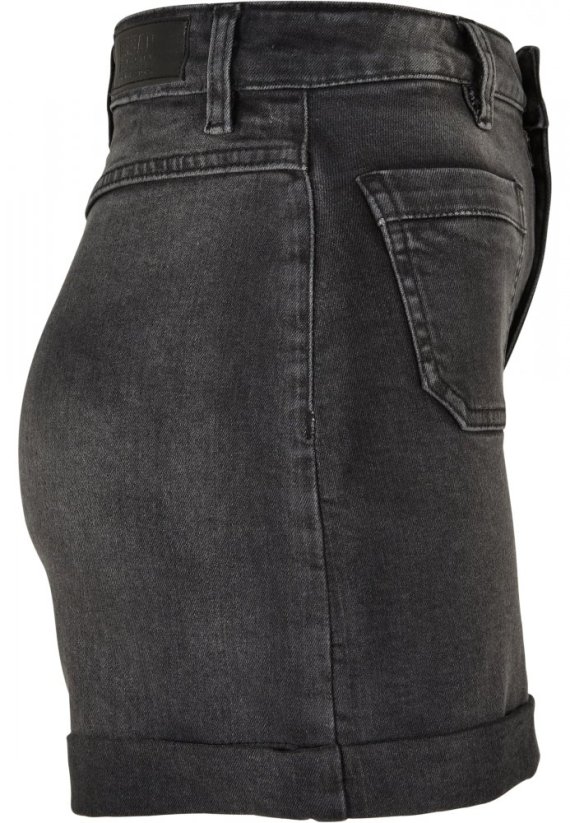 Ladies Vintage Denim Shorts - black washed