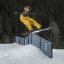 Čierno žltá pánska snowboardová bunda Horsefeathers Spencer
