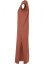 Ladies Long Extended Shoulder Dress - terracotta