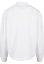 Ladies Oversized High Neck Crew - white