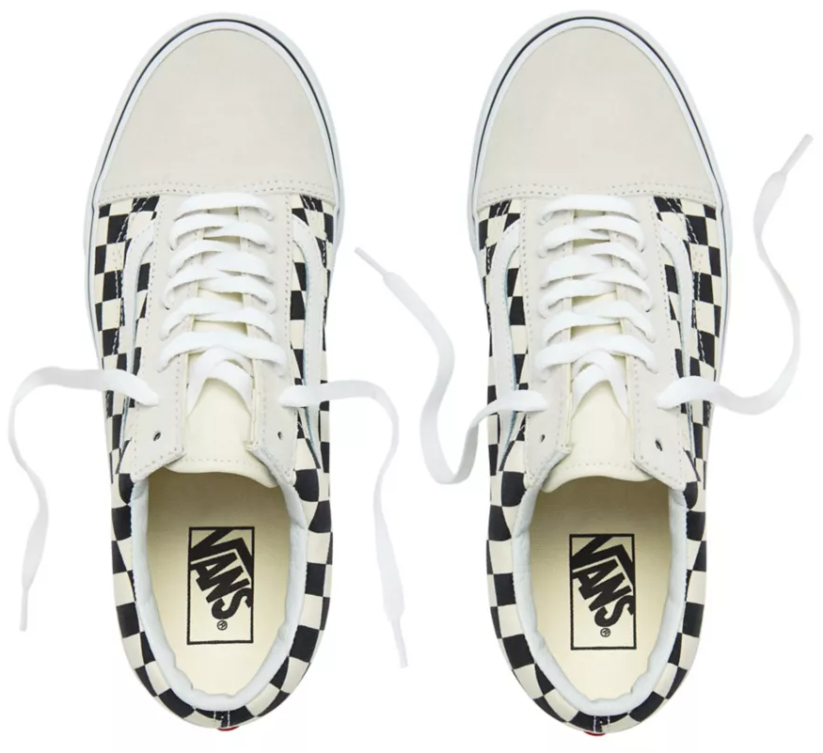 Topánky Vans Old Skool checkerboard white-black