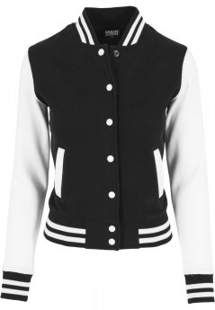 Ladies 2-tone College Sweatjacket