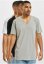 3-Pack T-Shirt - black/white/grey melange