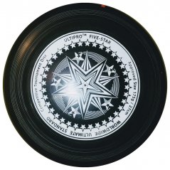Frisbee UltiPro FiveStar - čierna, biela