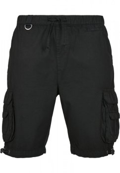 Double Pocket Cargo Shorts - black