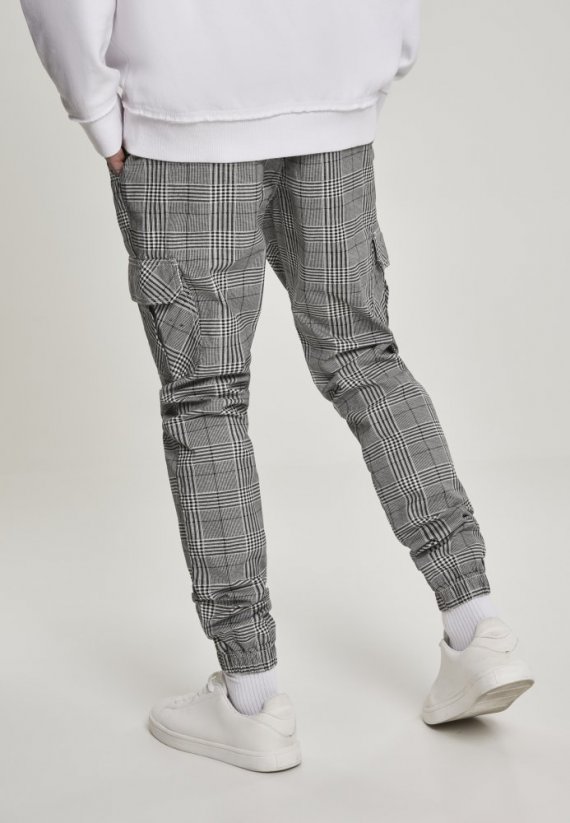 Spodnie Urban Classics AOP Glencheck Cargo Jog Pants