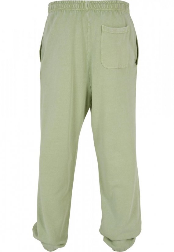Pánské tepláky Urban Classics Wash Sweatpants - světle zelené