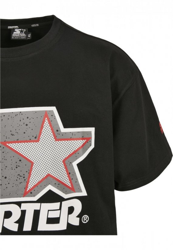 Starter Multicolored Logo Tee - blk/gry