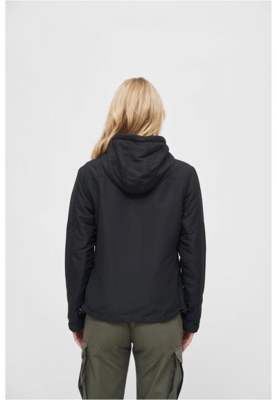 Dámská bunda Brandit Windbreaker Frontzip - černá