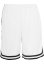 Stripes Mesh Shorts blkredwht XL - whtblkwht