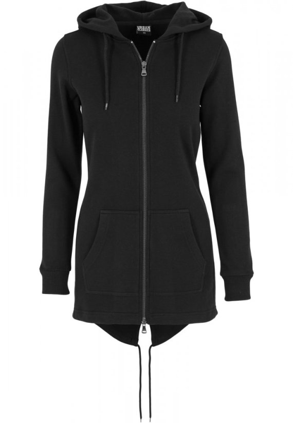 Černá dámská mikina Urban Classics Ladies Sweat Parka