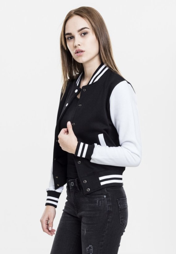 Ladies 2-tone College Sweatjacket