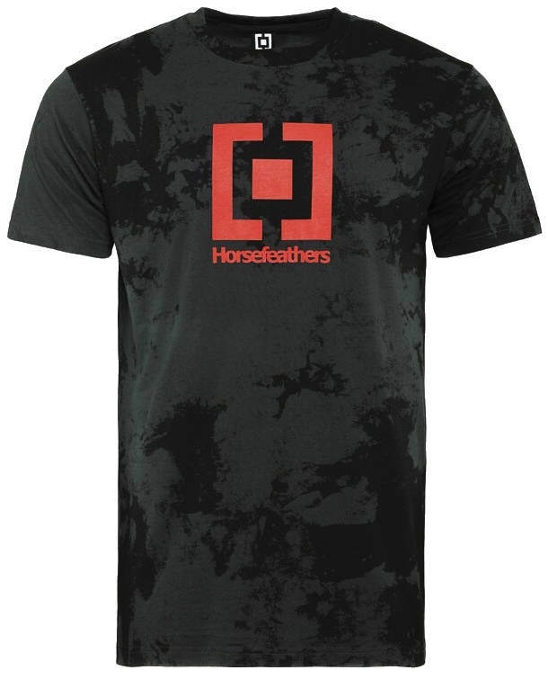 T-Shirt Horsefeathers Base gray tie dye