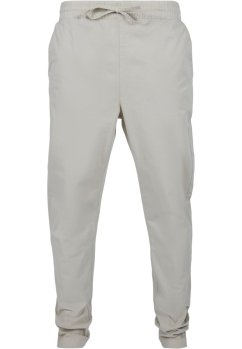 Tapered Cotton Jogger Pants concrete M