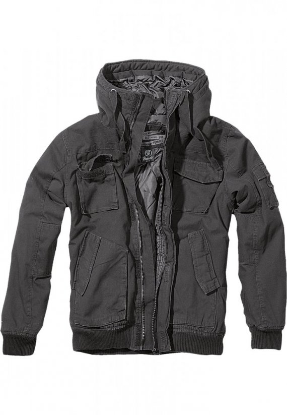 Černá pánská bunda Brandit Bronx Winter Jacket