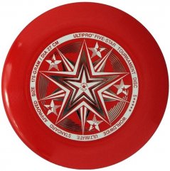 Frisbee UltiPro-FiveStar red