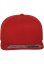 110 Fitted Snapback - red