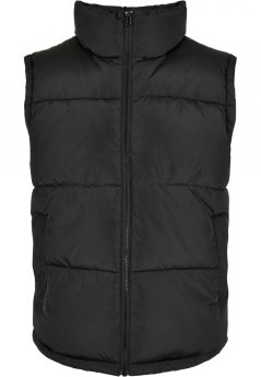 Block Puffer Vest - black/black
