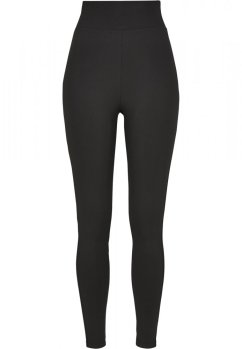 Čierne dámske legíny Urban Classics High Waist Leggings