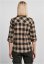 Ladies Turnup Checked Flanell Shirt - black/softtaupe