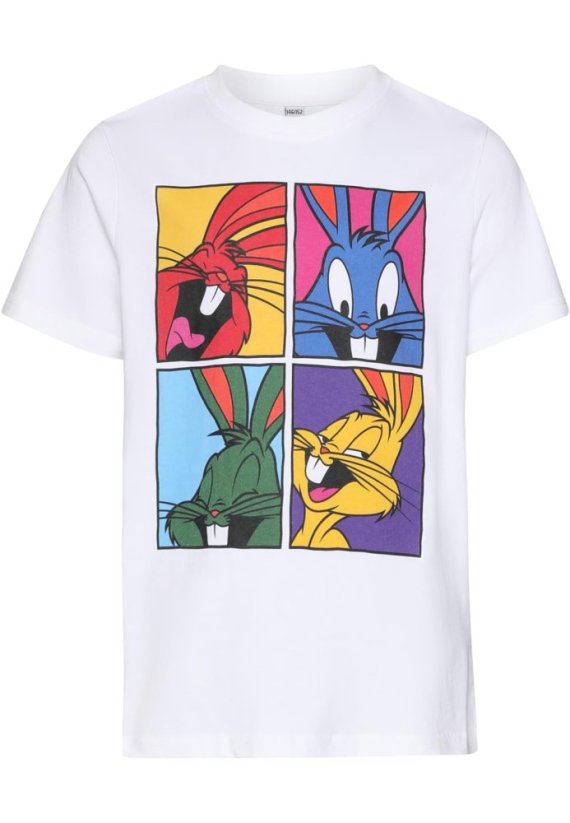 T-Shirt 2 Pack - kurzarm - Bugs Bunny white+heathergrey 110/116