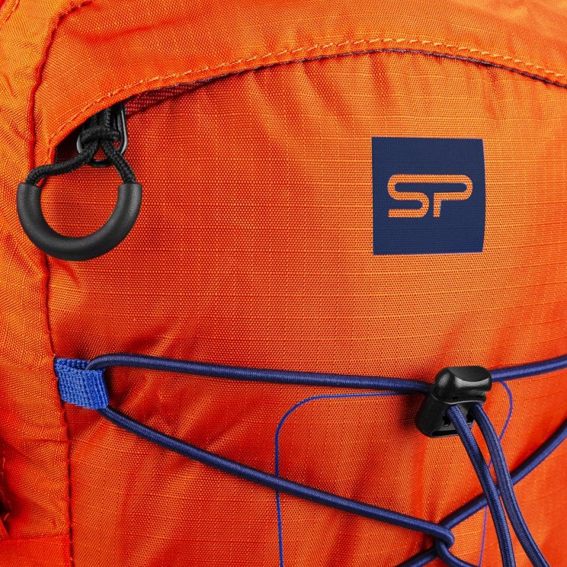 Spokey DEW Sportovní, cyklistický a běžecký batoh, oranžovo-modrý, 15 l