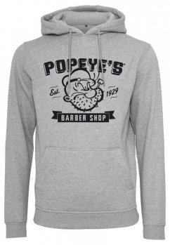 Popeye Barber Shop Hoody - grey