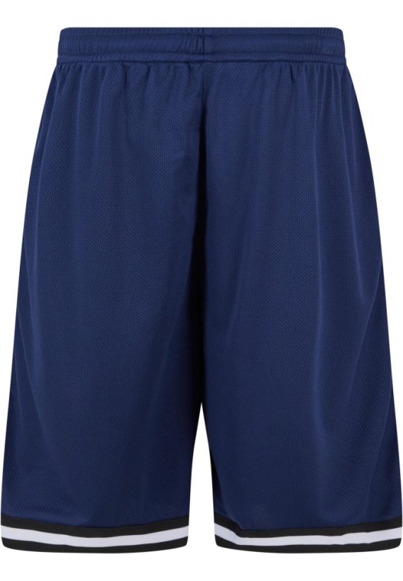 Stripes Mesh Shorts blkredwht XL - darkblue/black/white