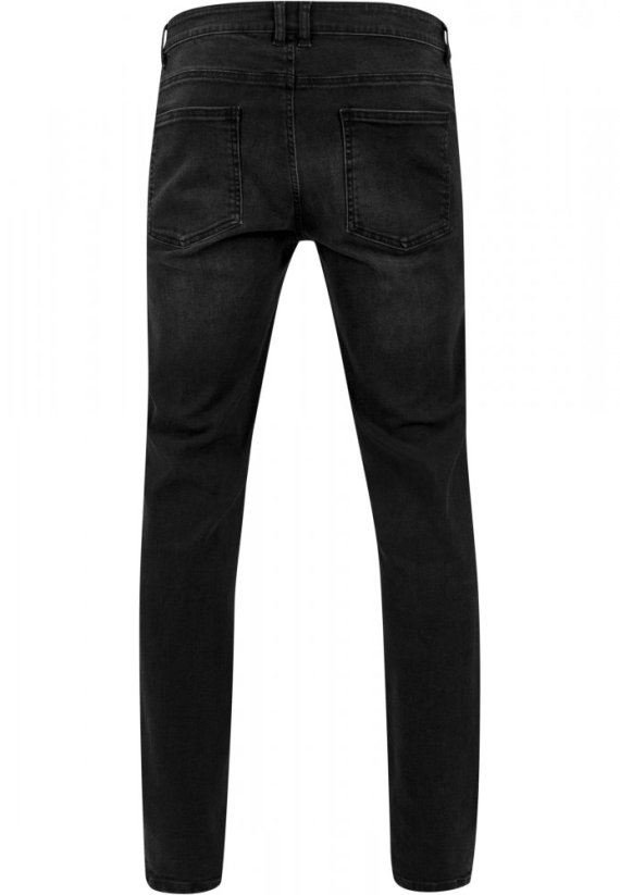 Stretch Denim Pants - black washed