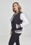 Bunda Urban Classics Ladies 2-tone College Sweatjacket - blk/wht