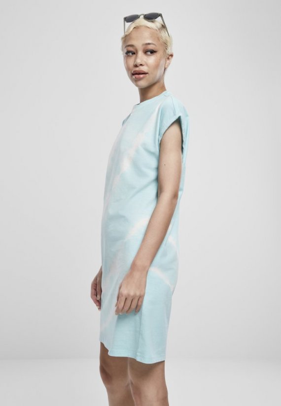 Dámske šaty Urban Classics - bledo modrá batika