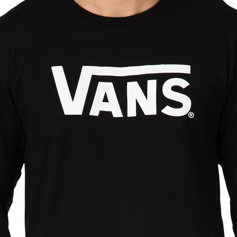 T-Shirt Vans Classic LS black-white