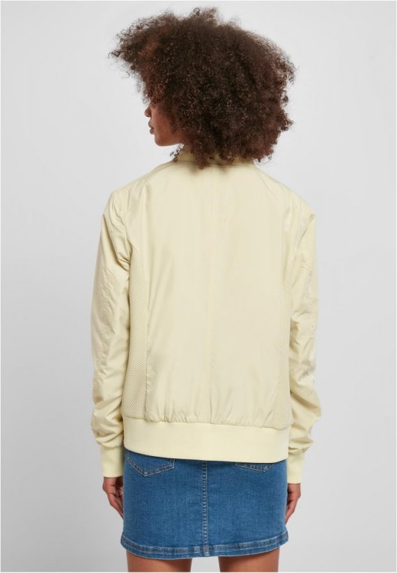 Dámská jarní/podzimní bomber bunda Urban Classics - žlutá