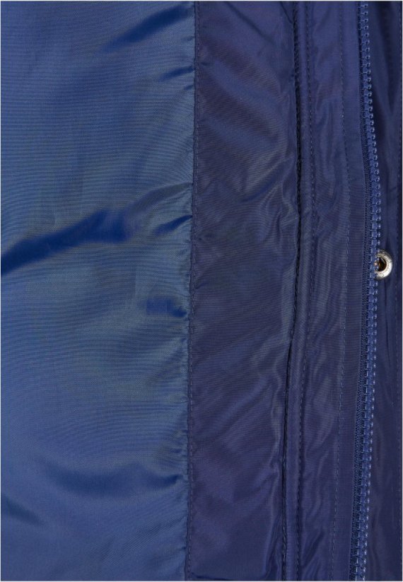 Pánská zimní bunda Urban Classics Raglan Puffer - modrá