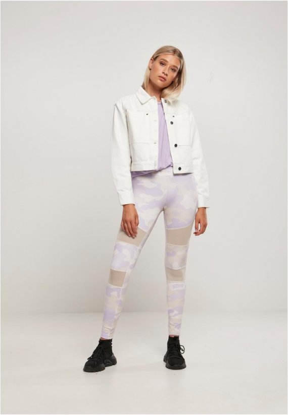 Ladies Short Boxy Worker Jacket - white