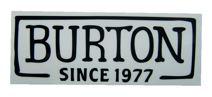 Samolepka Burton