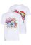 T-Shirt 2 Pack - kurzarm - Power Puff Girls white+white 110/116